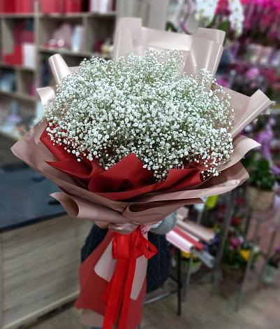 Букет цветов из: Гипсофила в Родниковской