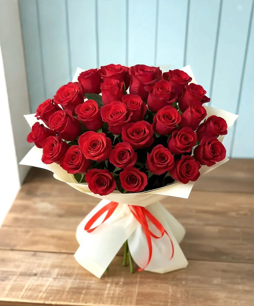 Букет 29 Красных роз в Родниковской