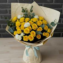 Букет цветов из:  Розы #REPLACE_PRED# Родниковской