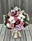 Букет цветов из: Альстромерии, Гвоздики, Розы и Хризантемы в Родниковской