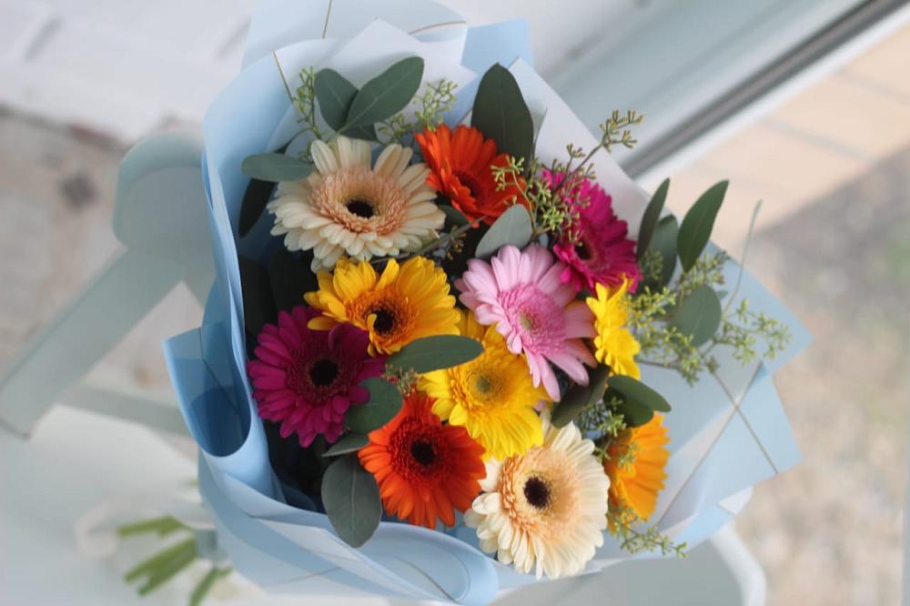 Букет цветов из: Герберы в Родниковской