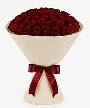 Букет 101 Бордовая роза Блэк Бакарра в Родниковской