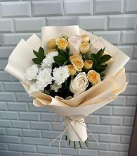 Букет цветов из:  Розы и Хризантемы в Родниковской