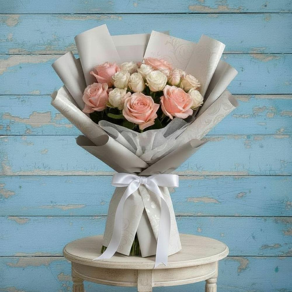 Букет цветов из: Розы в Родниковской