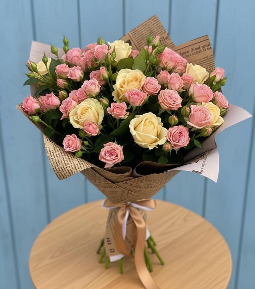 Букет цветов из: Розы в Родниковской