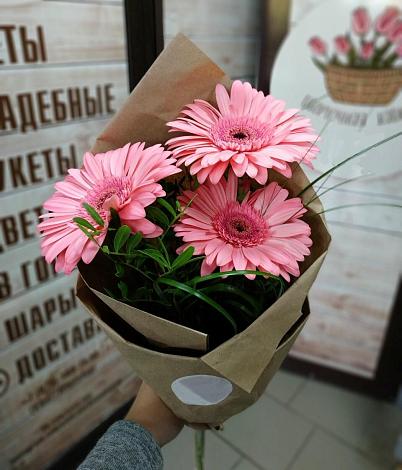 Букет цветов из: Герберы в Родниковской