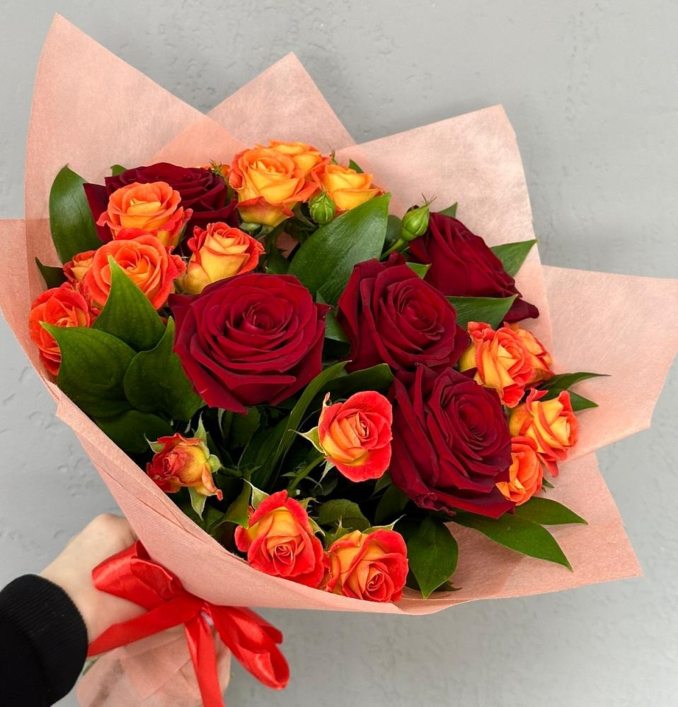 Букет Любовь и восторг в Родниковской