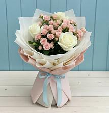 Букет цветов из:  Розы в Родниковской