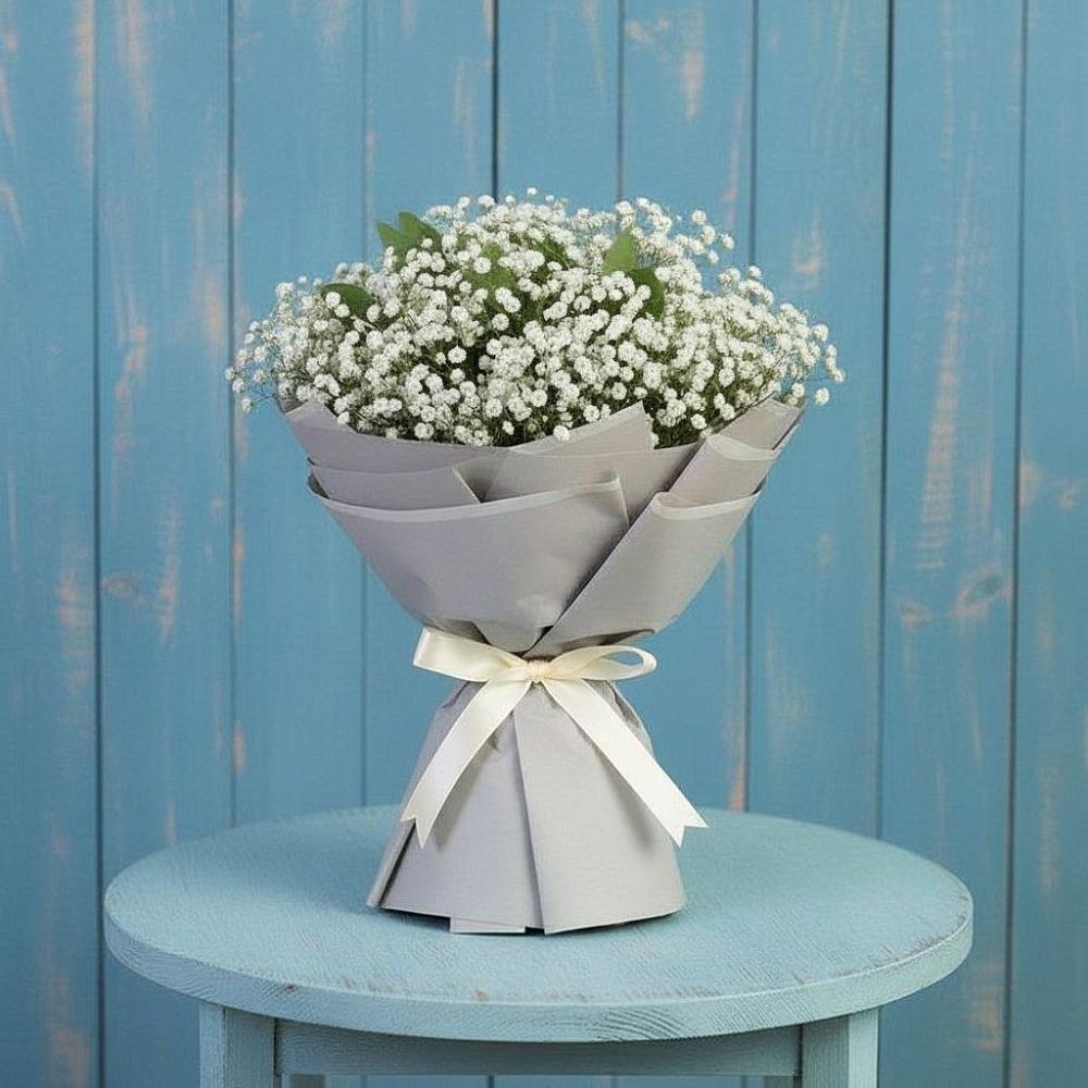 Букет цветов из: Гипсофила в Родниковской