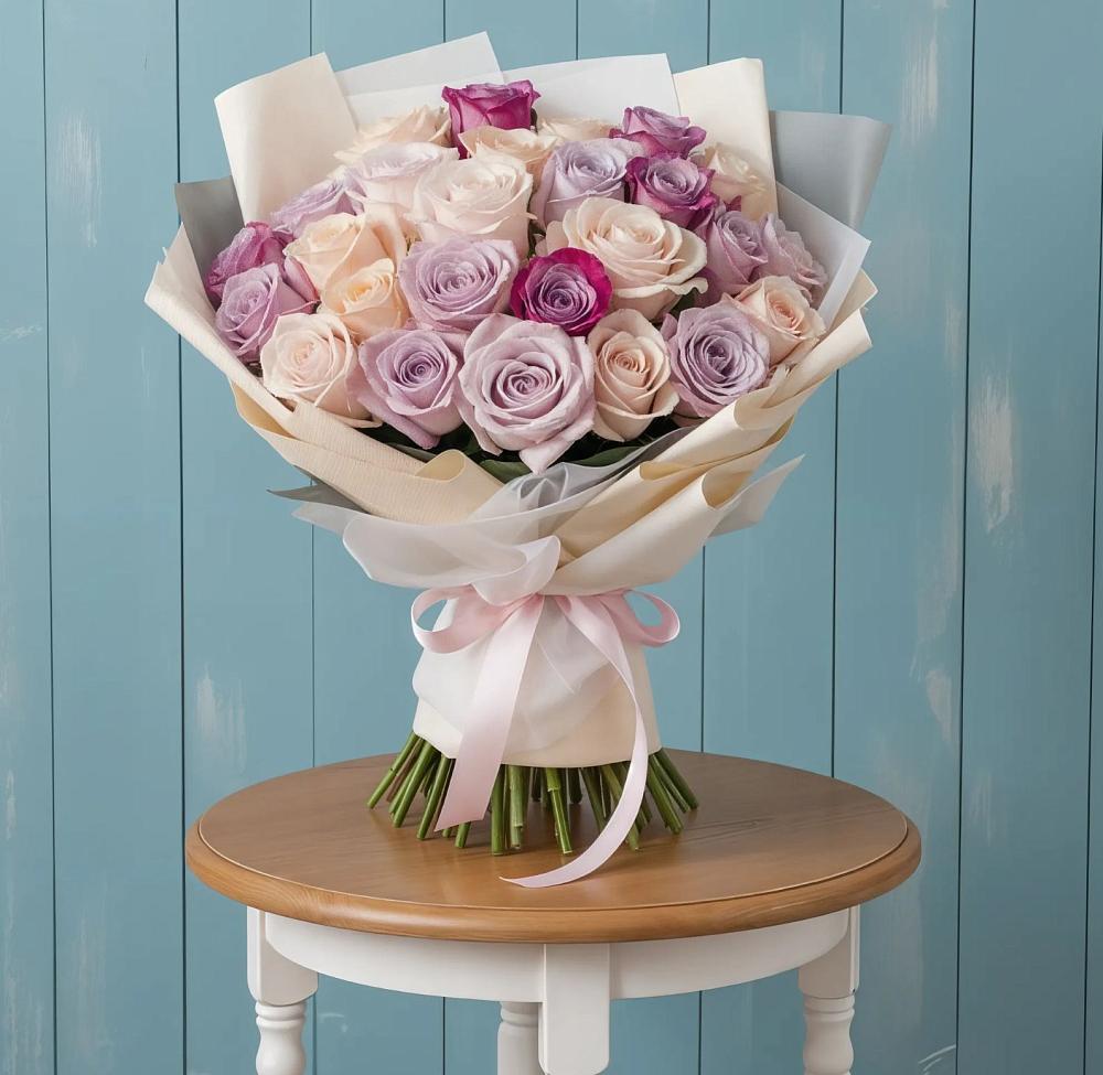 Букет цветов из: Розы в Родниковской