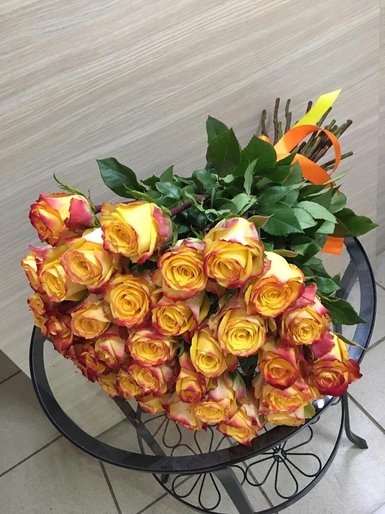 Букет Желтые розы в Родниковской