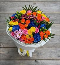 Букет цветов из:  Розы и Хризантемы в Родниковской