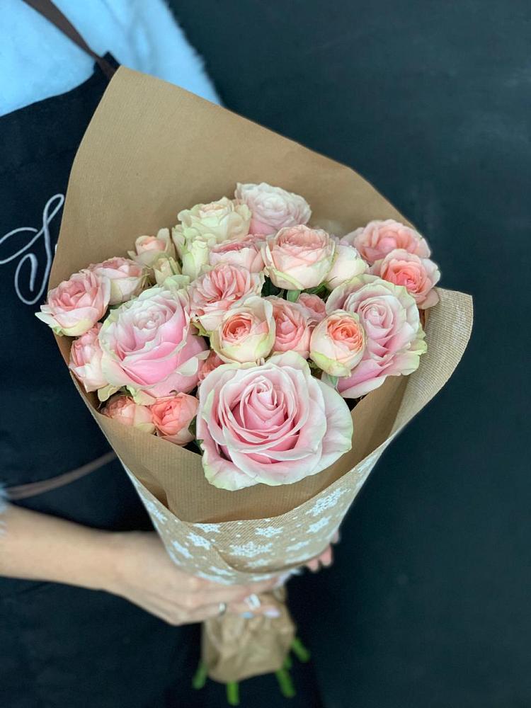 Букет цветов из: Хризантемы и Розы в Родниковской