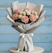 Букет цветов из:  Розы в Родниковской