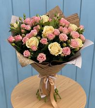 Букет цветов из:  Розы в Родниковской