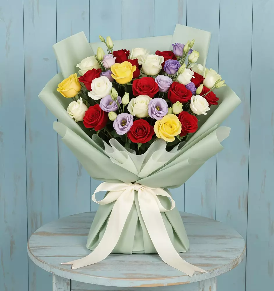 Букет цветов из: Розы в Родниковской