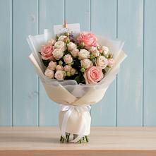 Букет цветов из:  Розы в Родниковской