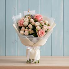 Букет цветов из:  Розы в Родниковской