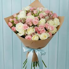 Букет цветов из:  Розы в Родниковской