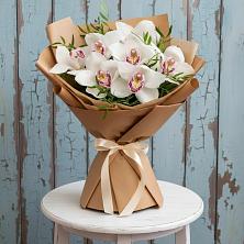 Букет цветов из:  Орхидеи и Розы в Родниковской